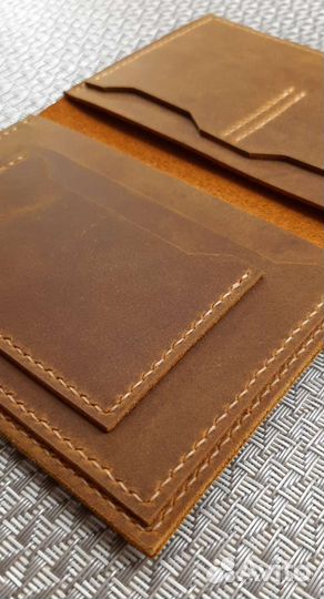 Бумажник кожаный