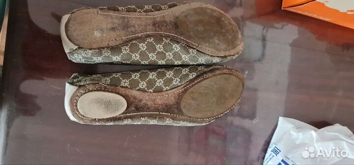 Балетки louis vuitton и Salvatore Ferragamo
