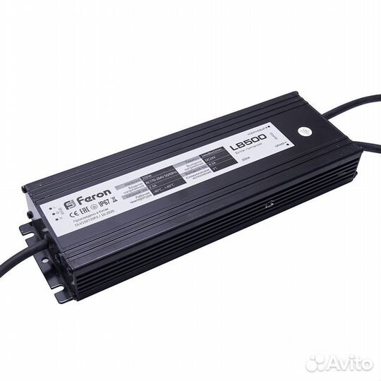 Блок питания 24V 200Вт LB500 DC IP67 25934