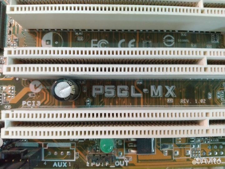 Полтора ядра четыре гига Asus P5GL-MX