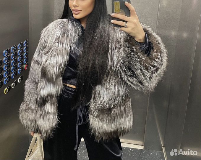 Шуба из чернобурки
