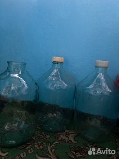 Бутыль бутылка банка стеклянная 10 литров