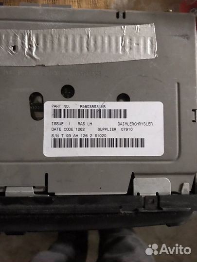 Магнитола dodg caravan