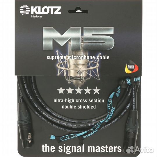 Кабель микрофонный Klotz M5FM03