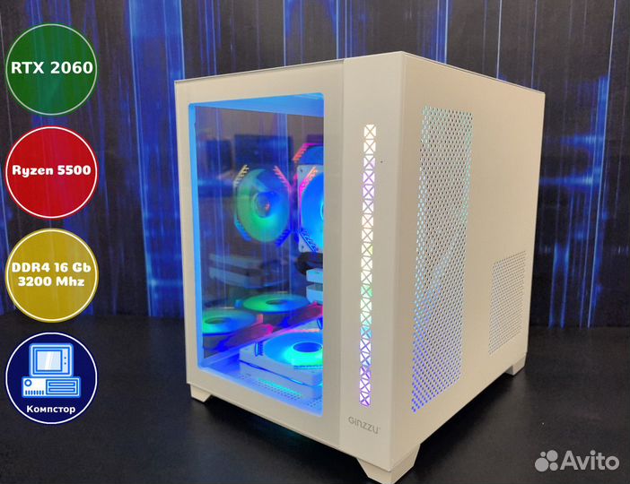 Домашний комп AMD5500-RTX2060-16DDR4-ZHS753094-A520