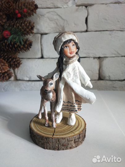 Ватные елочные игрушки