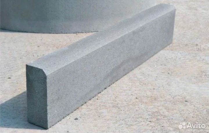 Бордюр тротуарный Серый 1000/200/80