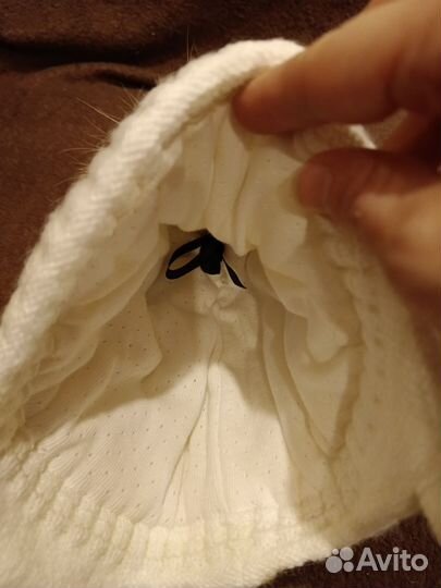 Шапка с натуральным помпоном 52-54