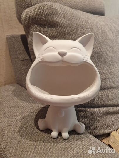 Конфетница кот - декор