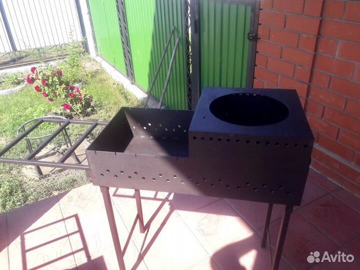 Мангал со съемным подказанником