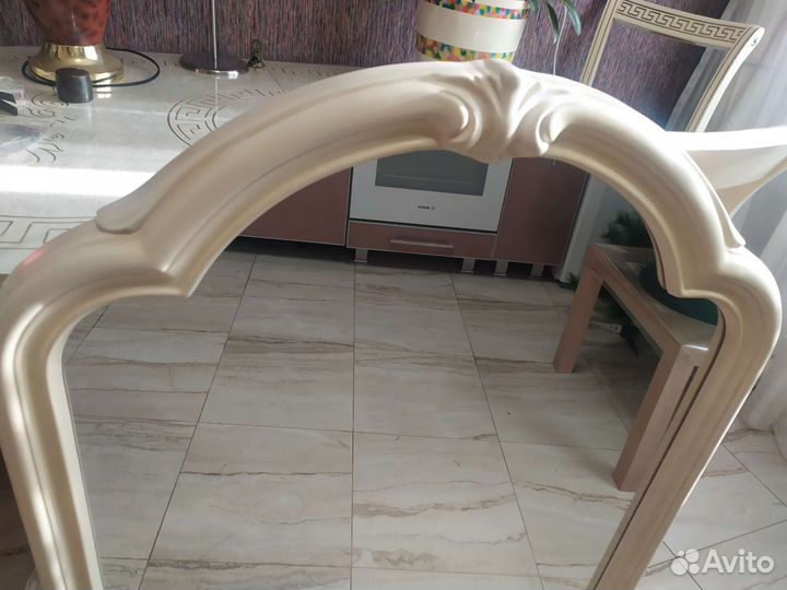 Зеркало 105*75 в раме барокко, Италия