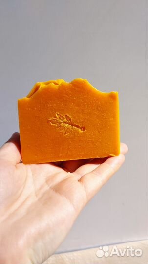 Мыло натуральное облепиховое