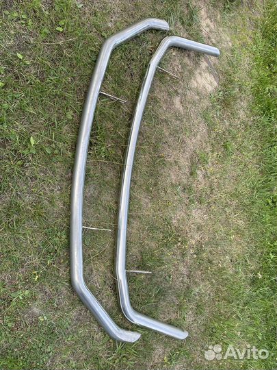 Защита бампера toyota highlander 13-н.в