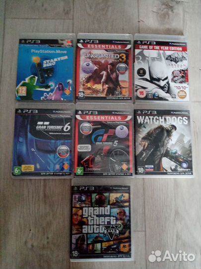 Диски на ps3