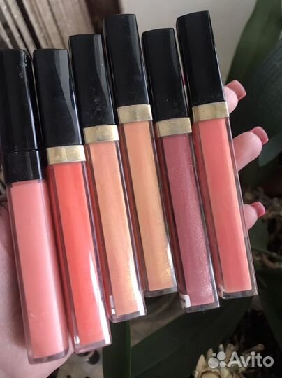 Блески для губ chanel,бальзам живанши