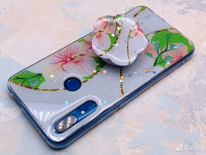 Чехол на samsung, honor, redmi силиконовый с попсо