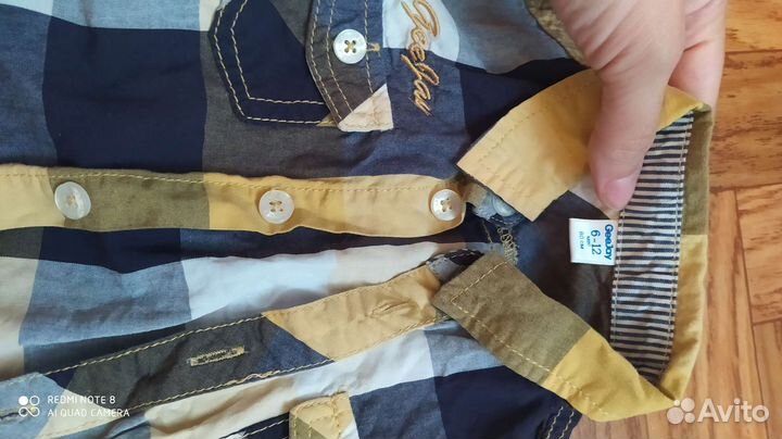 Рубашки для мальчика пакетом 80