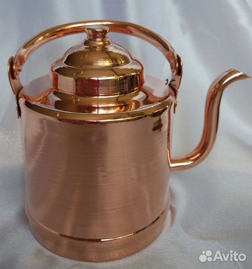 Медный заварочный чайник Россия
