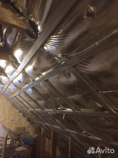 Утеплитель эковата для кровли, мансарда