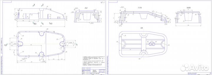 Чертежи 2д, 3д в Компас, Autocad, Solidworks