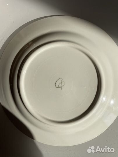 Тарелки ручная роспись винтаж