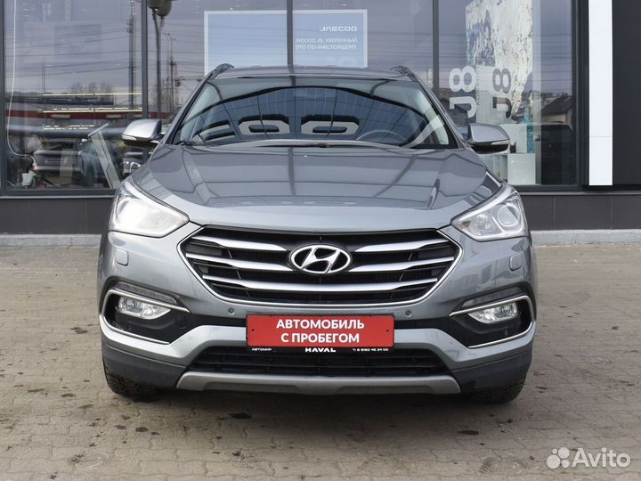 Hyundai Santa Fe 2.2 AT, 2018, 87 020 км