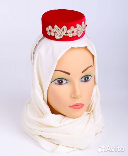 Татарский калфак (женская тюбетейка)