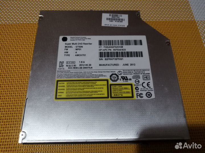 DVD-Привод GT50N для HP G6-2000