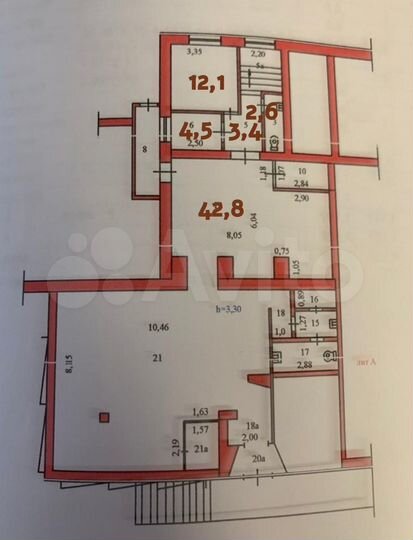 Аренда 45кв.м. в магазине Пр. Победы