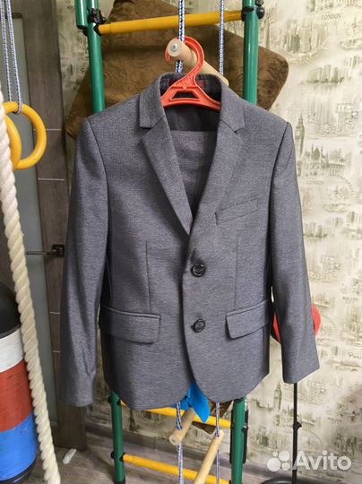 Школьный костюм Boston серый на первоклассника