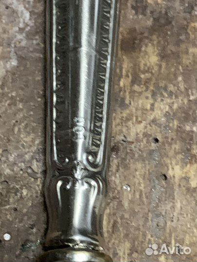 Вилка закусочная. Серебро. 800 проба