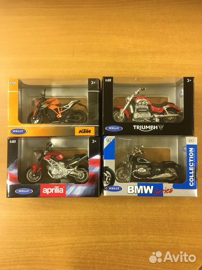 Welly модели Мотоциклы