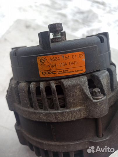 Генератор Ssangyong Kyron a6641540102