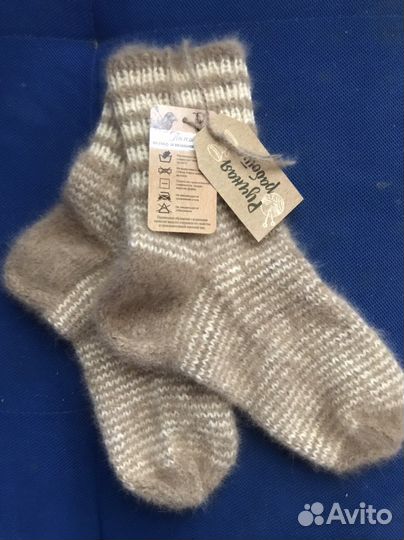 Носки мужские из собачьей шерсти