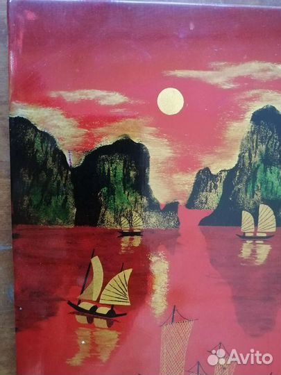 Картина дерево лак