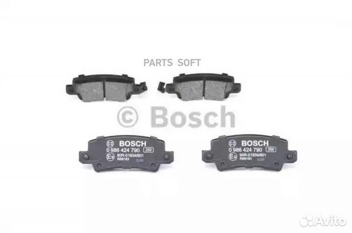 Bosch 0 986 424 790 Дисковые колодки задние