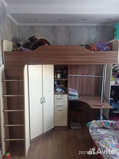 Детская кровать чердак