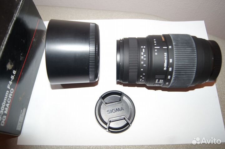 Объектив sigma 70-300 для фотоаппаратов sony
