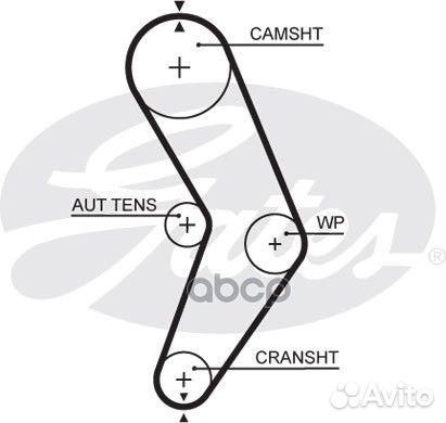 Ремень грм renault logan 02/06 96CL17.3;FB-105
