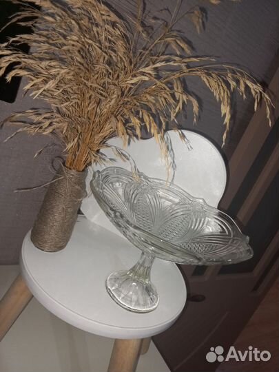 Фруктовница на ножке СССР