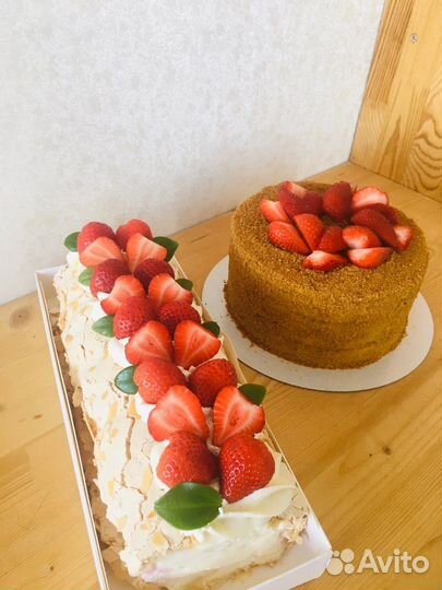 Меренговый рулет