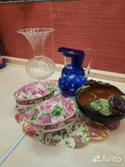 Ваза.стекло.франция.винтаж