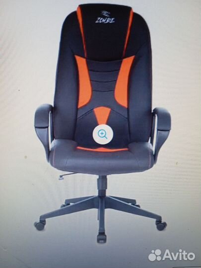 Кресло компьютерное Zombie 8 черное / красное