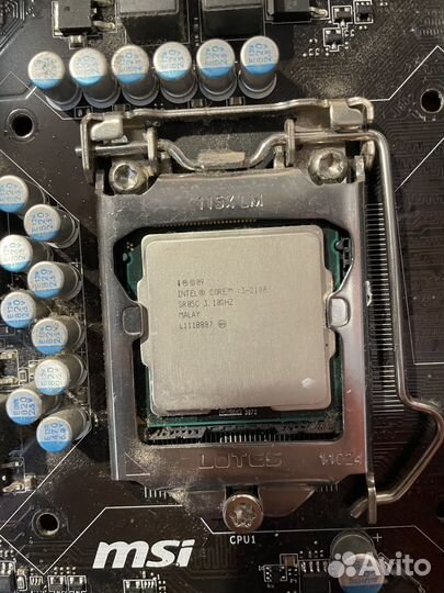 Материнская плата с процессором i3-2100