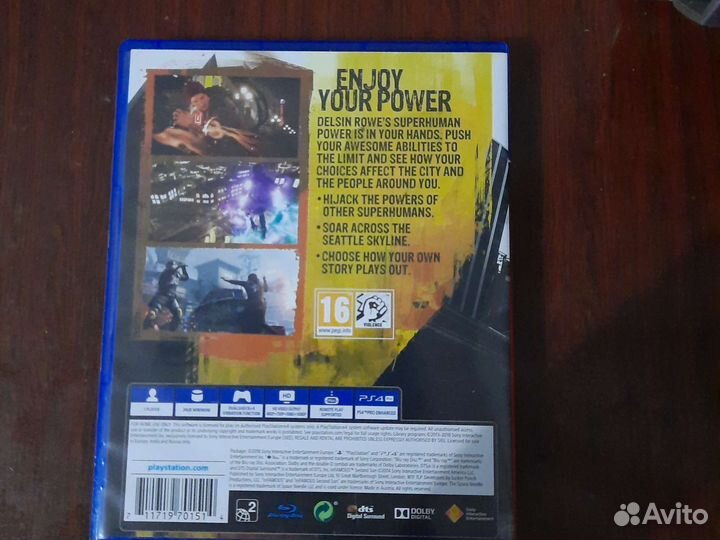 Игры для приставок ps4 infamous second SON