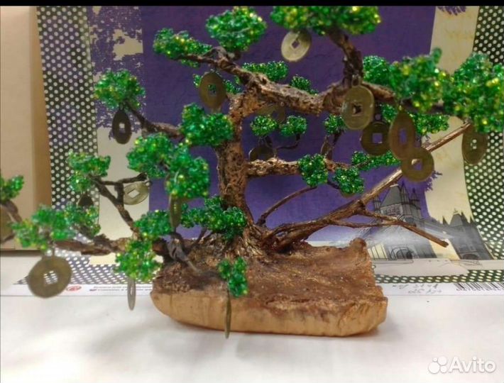 Деревья из бисера