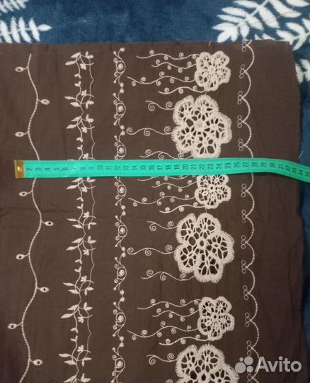 Ткань шитье на батисте хб СССР