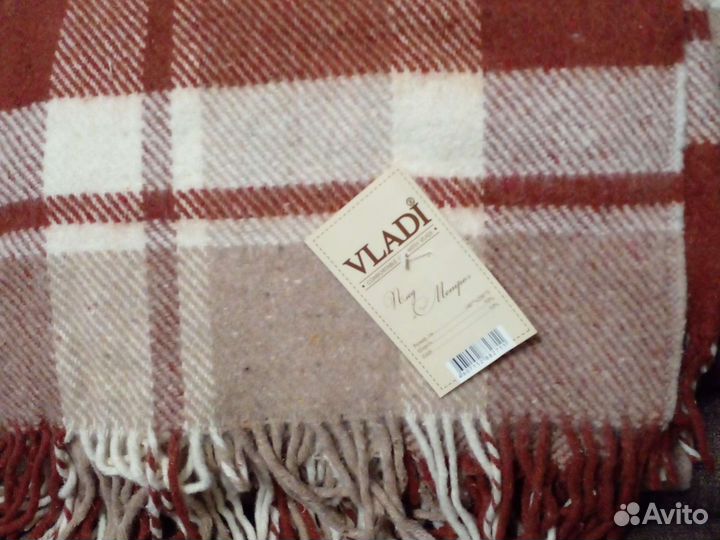 Плед шерстяной