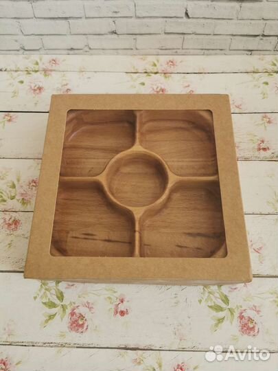 Менажница деревянная