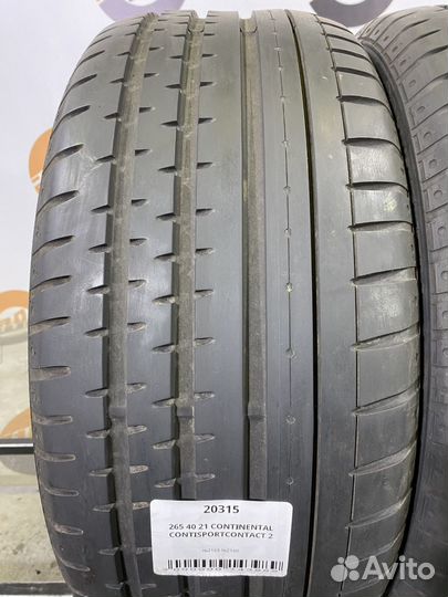 Continental ContiSportContact 2 265/40 R21 106Y